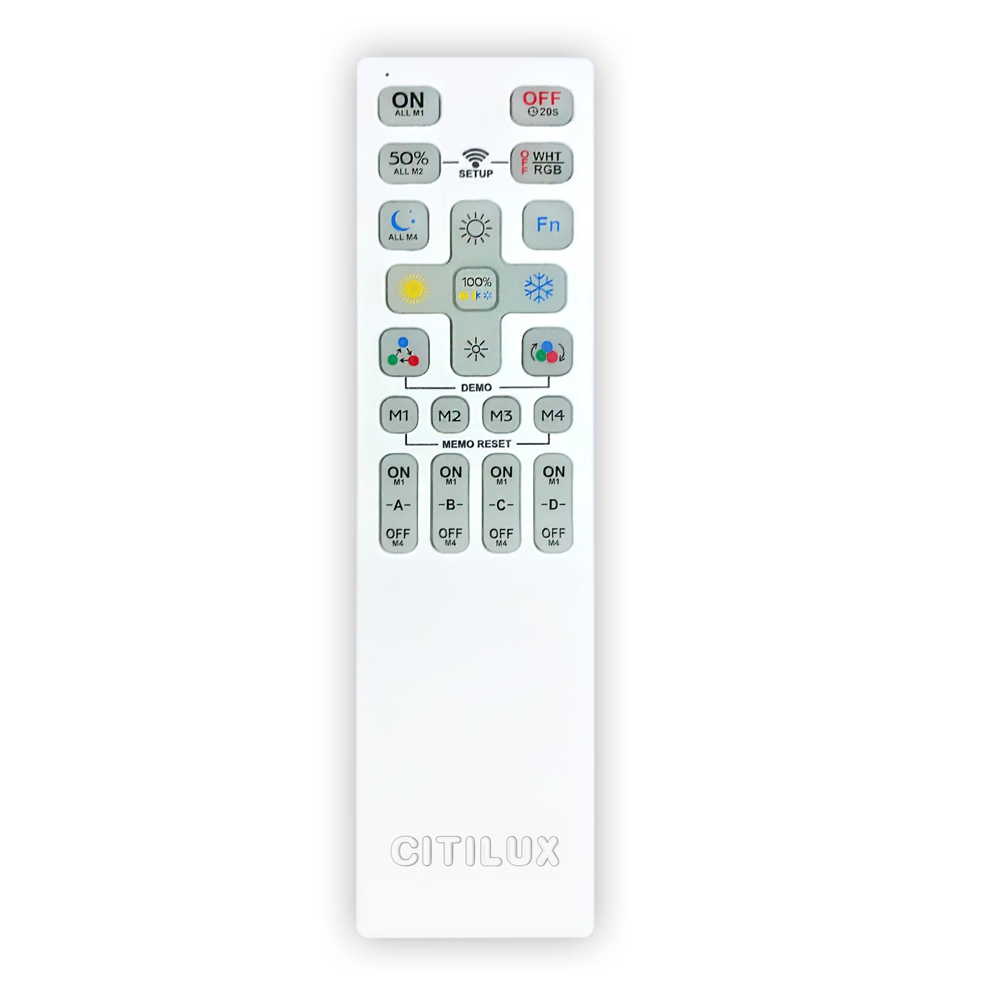 Citilux Пульт CLR5G Remote F2 четырехканальный универсальный арт. 88812