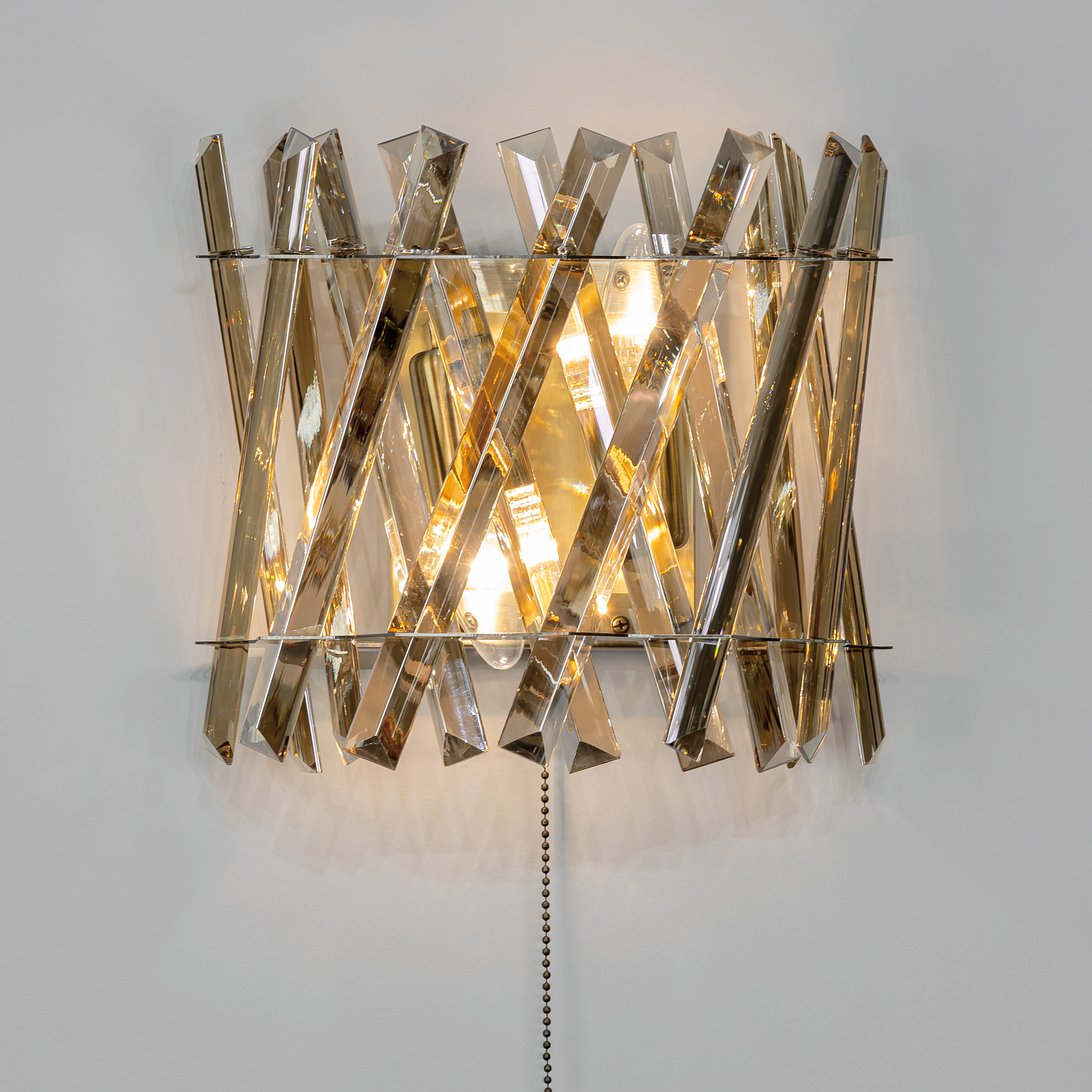 Citilux Ингвар CL334423 Бра хрустальное с выключателем Бронза арт. 88903