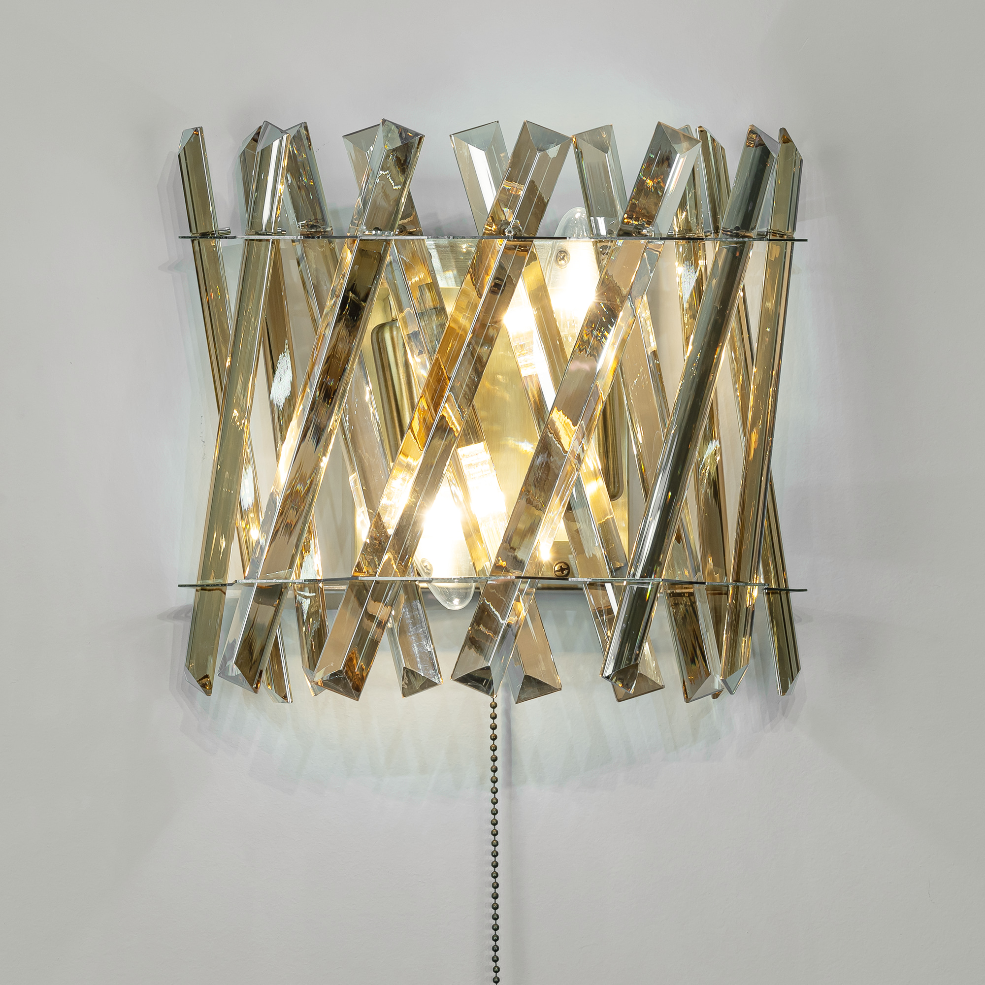 Citilux Ингвар CL334423 Бра хрустальное с выключателем Бронза арт. 88903