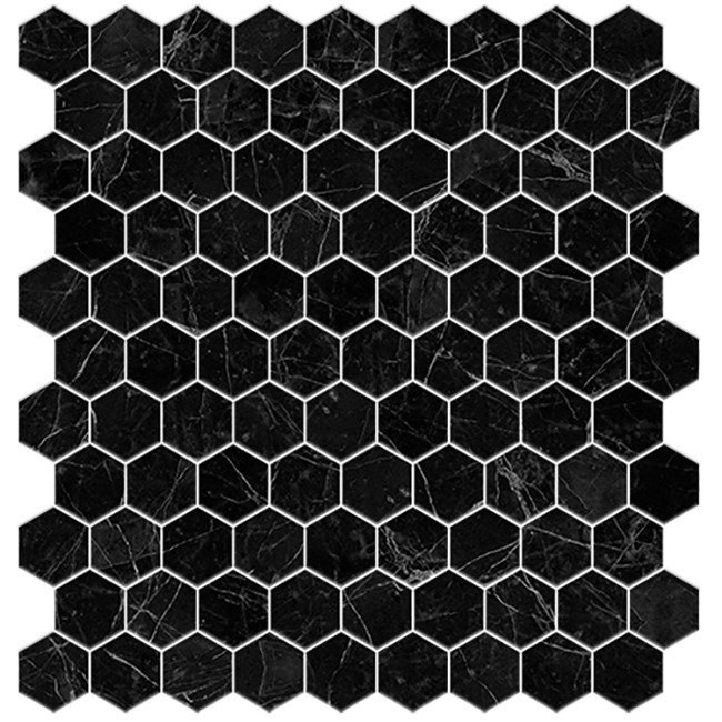 VIDREPUR SUPREME MARQUINA HEX (3.5х3.5) 31.7х30.7 арт. 40740