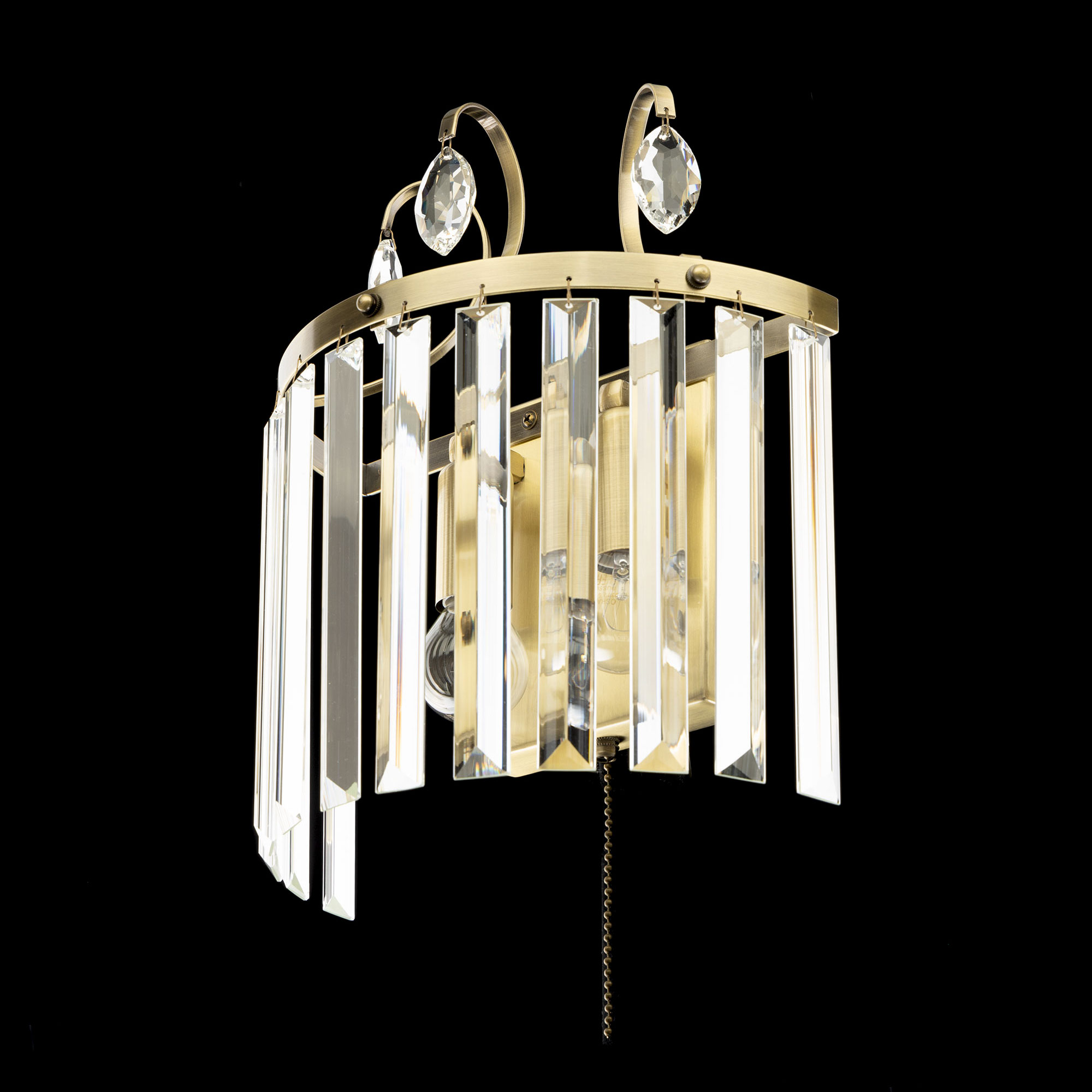 Citilux Инга CL335323 Бра хрустальное с выключателем Бронза арт. 88934
