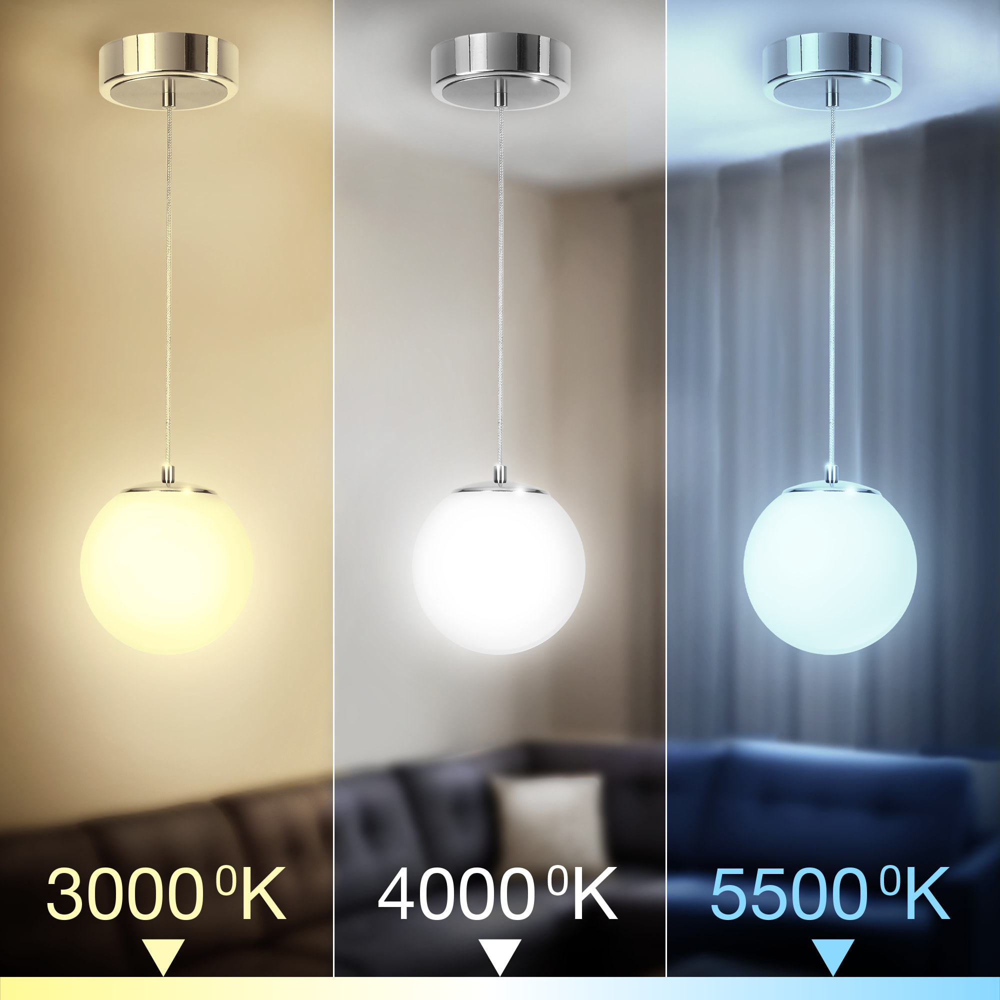 Citilux Адам Смарт CL228B011 LED Подвесной светильник Хром арт. 88973