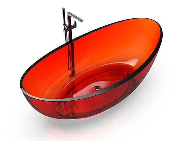 KNIEF OVAL Shape Ванна отдельностоящая 180х93x56 см, 70 Jaspis/хром арт. 32469