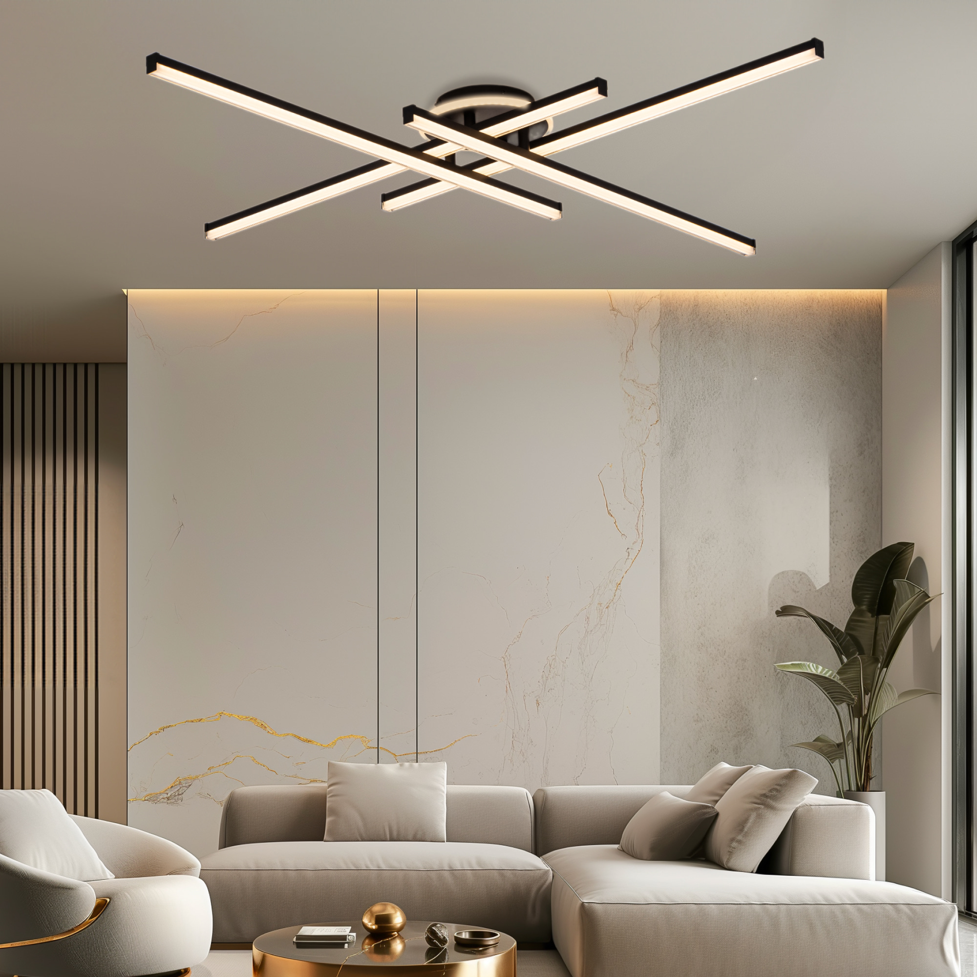 Citilux Trent CL203641 LED Люстра потолочная с пультом Чёрная арт. 89267
