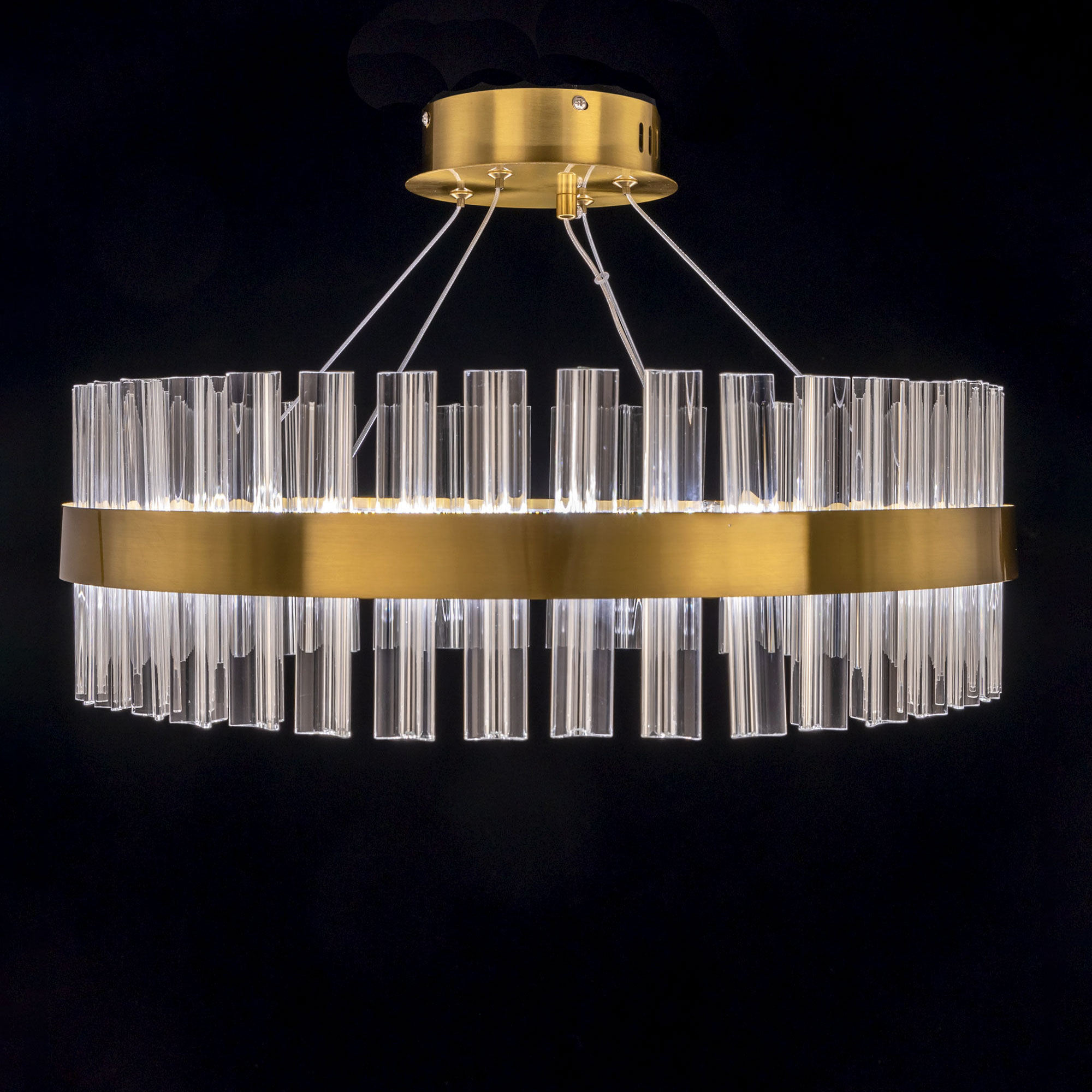 Citilux Рианна CL337053 LED Люстра хрустальная с пультом Бронза арт. 88881