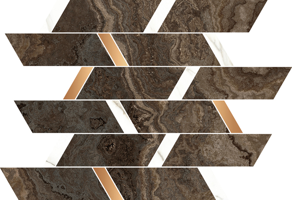 Керамогранит RHAPSODY MOSAIC BRICK BROWN 30X32 арт. 84544