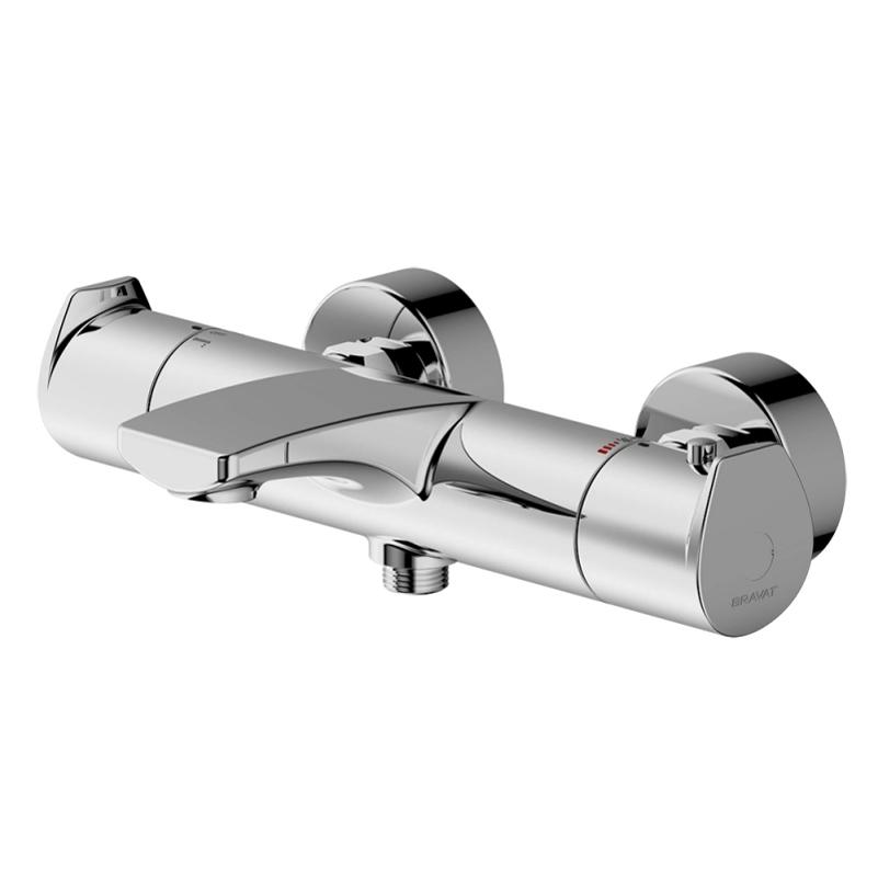 Смеситель для ванны термостатический Bravat Nizza F6353387CP-01-RUS, хром арт. 167482