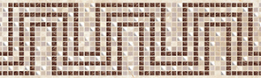 Иллирия мозаик Бордюр 7,5x25 арт. 25656