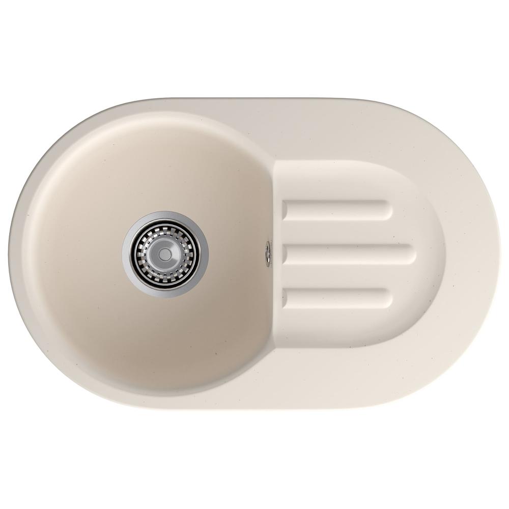 Кухонная мойка GranFest SMART 685L, белый арт. 186857