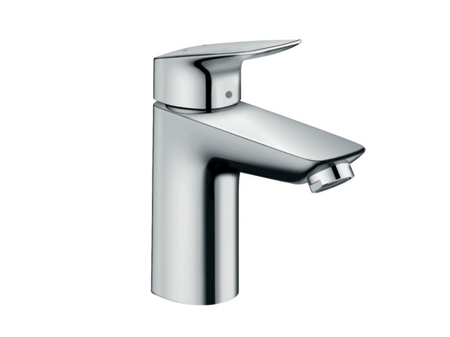 HANSGROHE LOGIS Смеситель для раковины 100, однорычажный, со сливным гарнитуром, 5 л/мин, хром арт. 34659