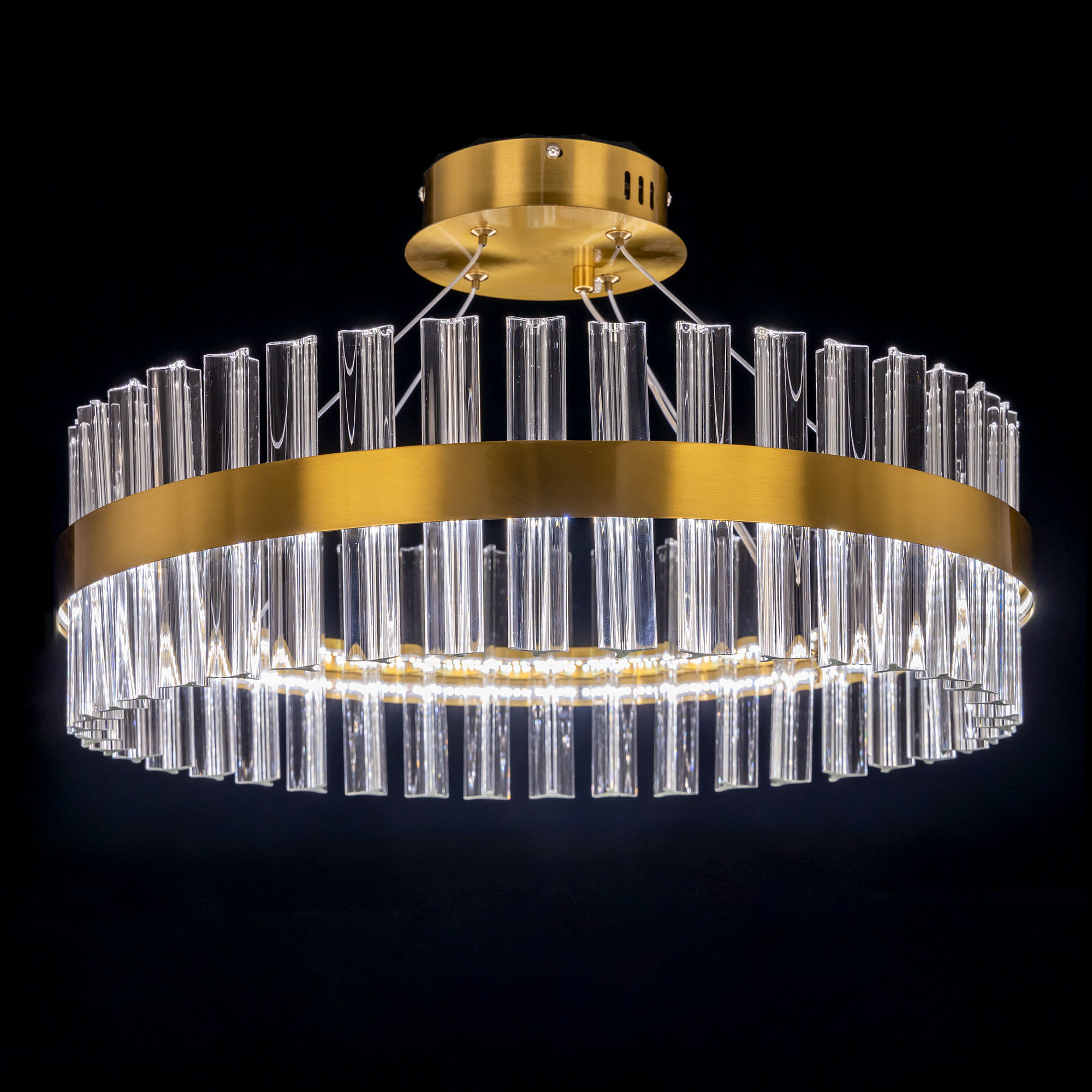 Citilux Рианна CL337053 LED Люстра хрустальная с пультом Бронза арт. 88881
