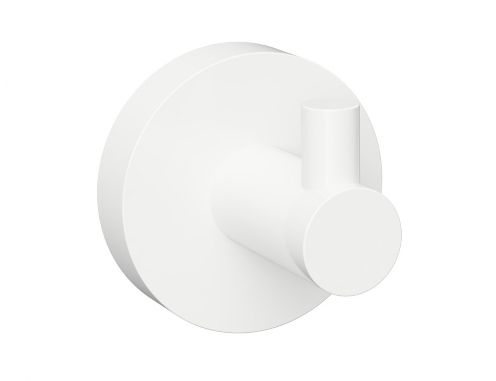 BEMETA WHITE Крючок 55х55х50 мм, белый арт. 30625
