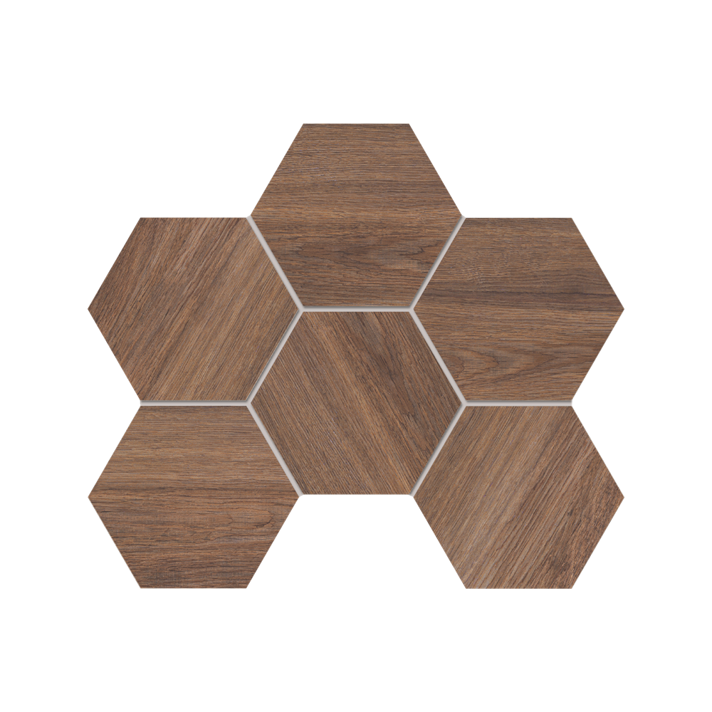 Мозаика SI02 Гексагон 25x28,5x10 непол. арт. 114871