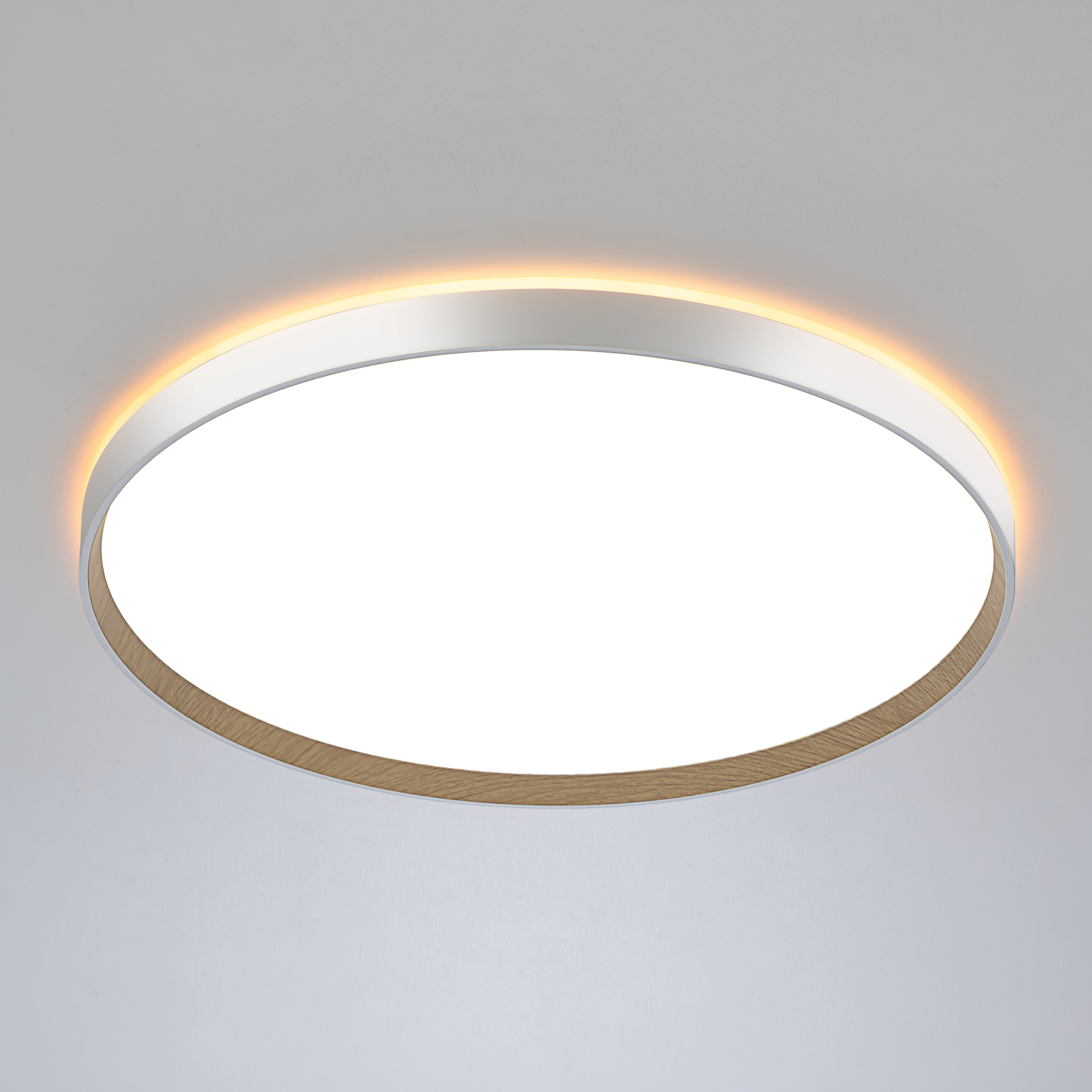 Citilux ETALON CL750500R LED RGB Светильник с пультом Белый+Бук арт. 89592