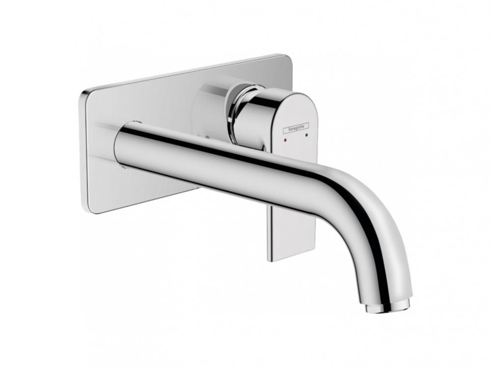 HANSGROHE Vernis Shape Смеситель для раковины, однорычажный, СМ, настенный, с изливом 20,7 см, Хром арт. 35212