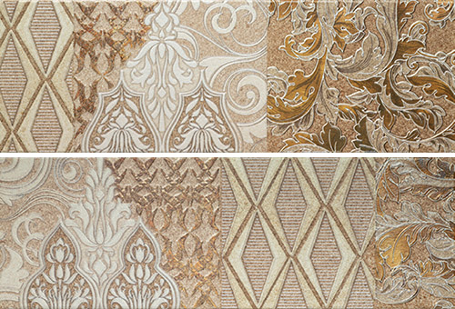 Керамическая плитка 7514 Композиция ливинг бежевый / Ros. 7514 Composicion living II beige арт. 73518