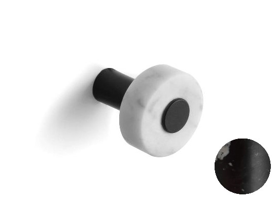 BERTOCCI CARRARINO Крючок, Nero Marquina/черный мат арт. 30769