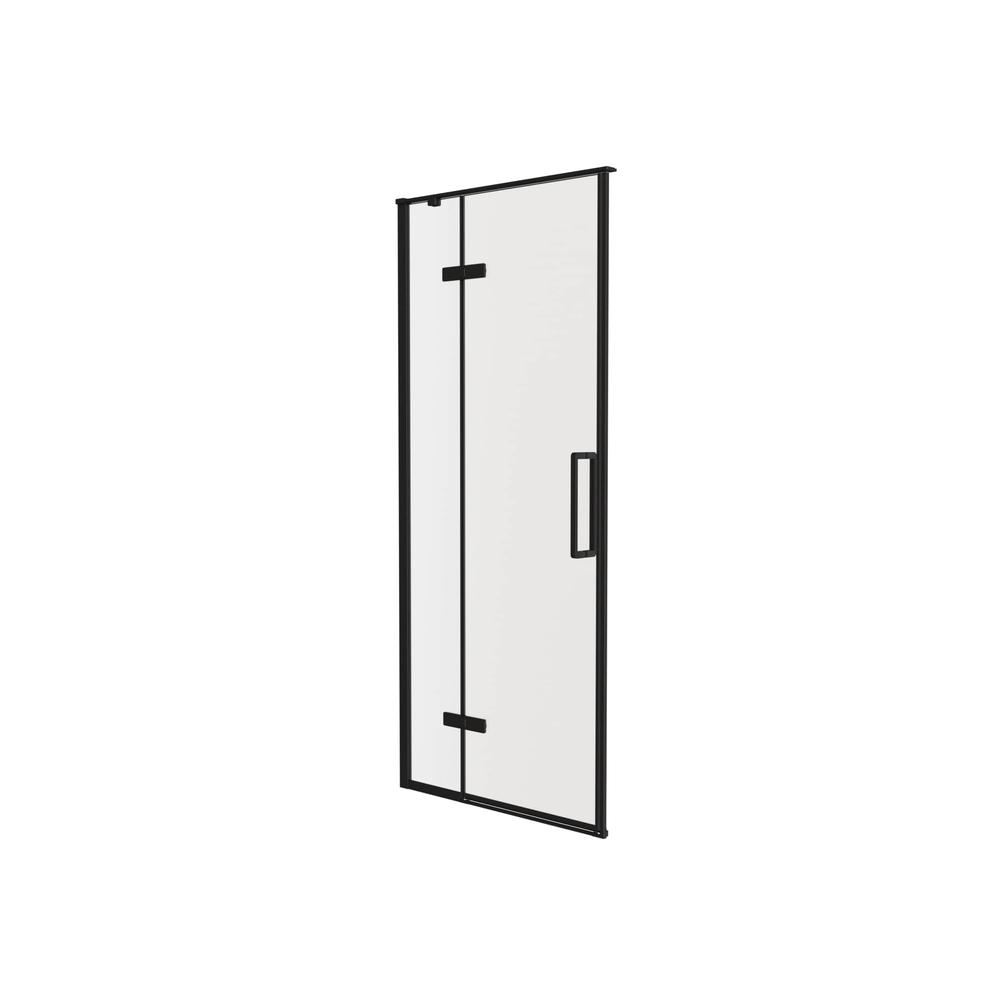 Душевая дверь в нишу Knotlor HDIP090CG0BL 90х200, черный арт. 179448