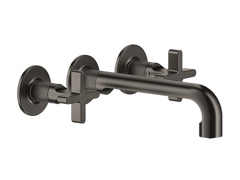 GESSI INCISO Внешняя часть смесителя на 3 отверстия для раковины, без ДК, Aged Bronze арт. 34646