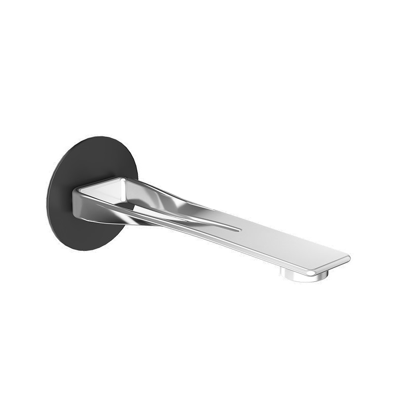 Излив Webert One-B AC1039441, черный/сталь арт. 190647