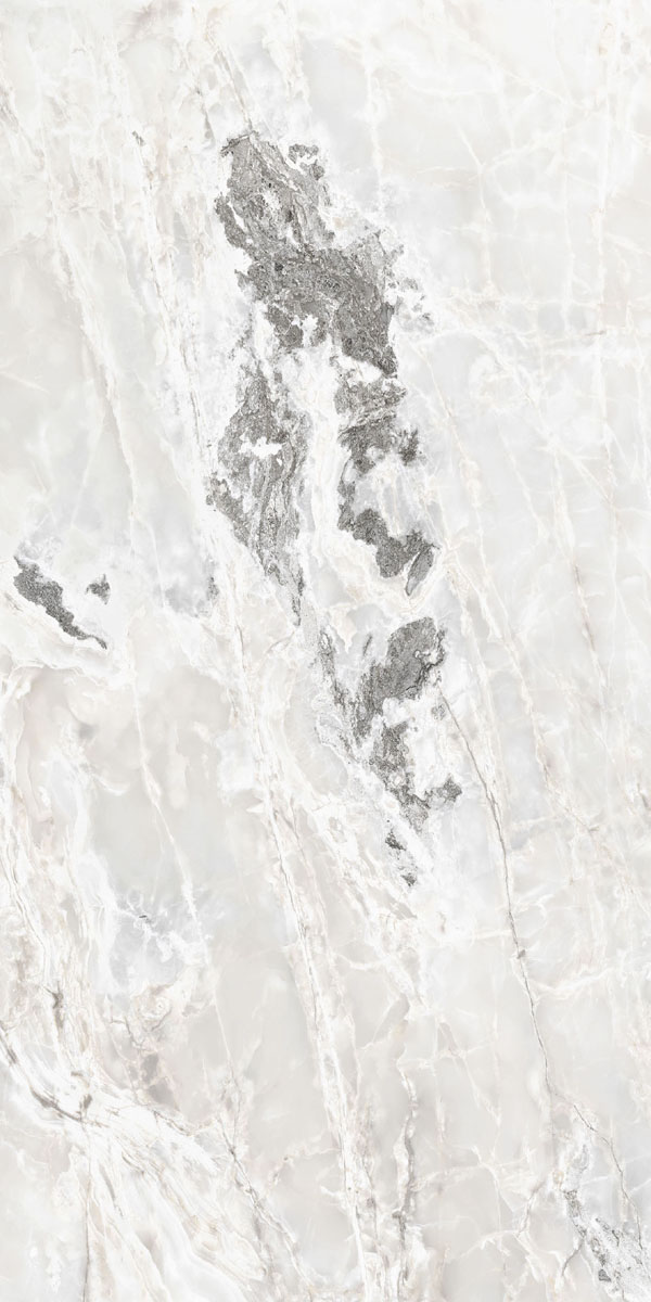 Керамогранит  ONYX&MORE WHITE BLEND SATIN 6MM R  120x240 арт. 84034