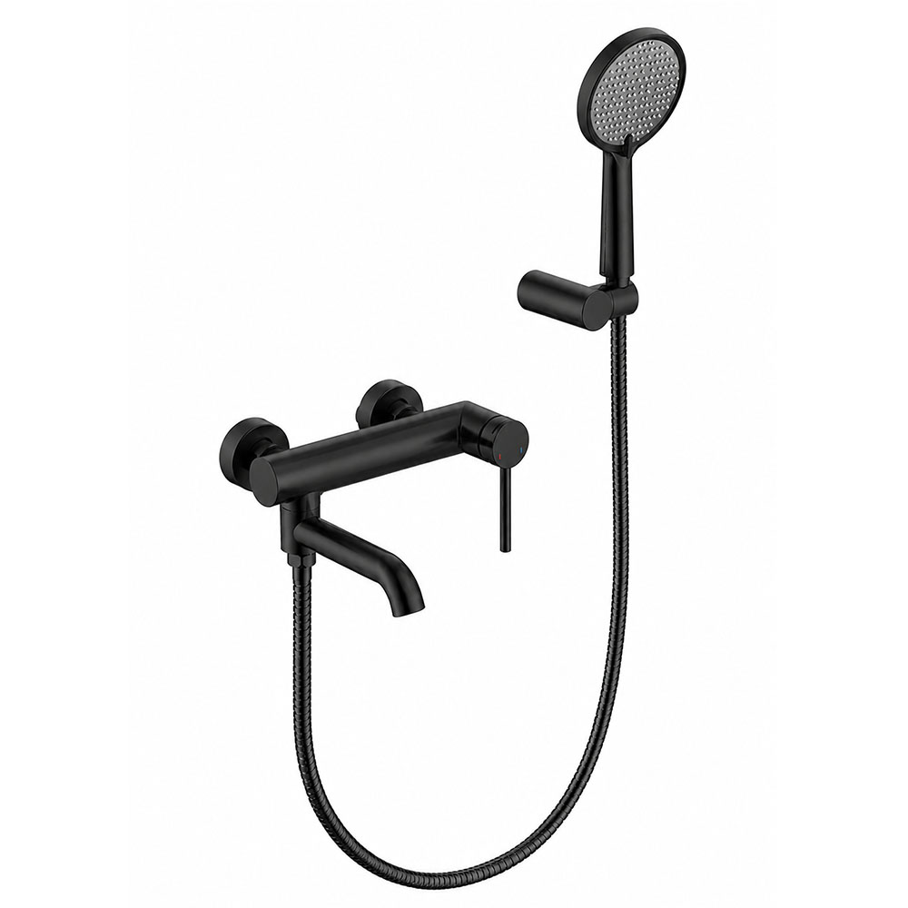 Смеситель для ванны GAPPO G3206-6, черный арт. 168429