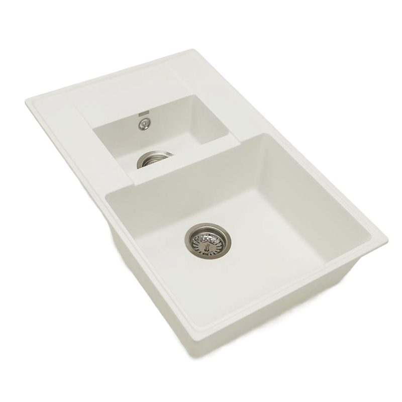 Кухонная мойка Grandex Aqua Topline 600111, белый арт. 184525