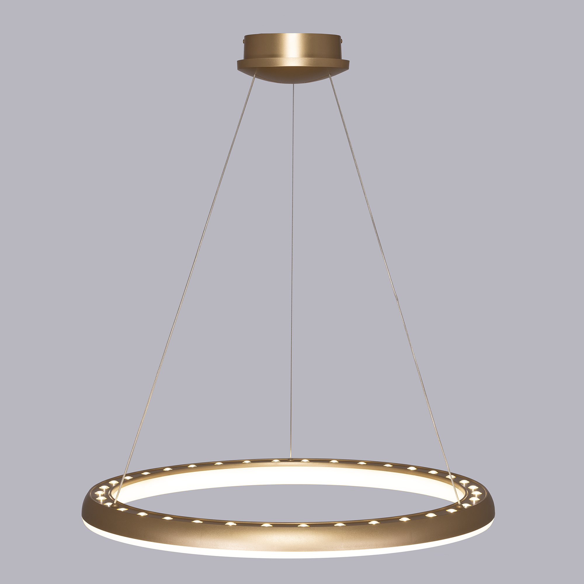Citilux Юпитер CL730B092S LED Люстра подвесная с пультом Золото арт. 89243