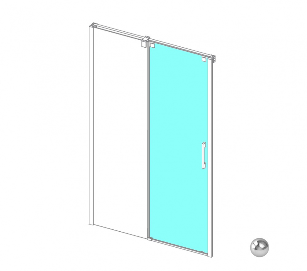 RADAWAY Espera DWJ Doors 595 L Створка двери, хром/прозрачное арт. 32612