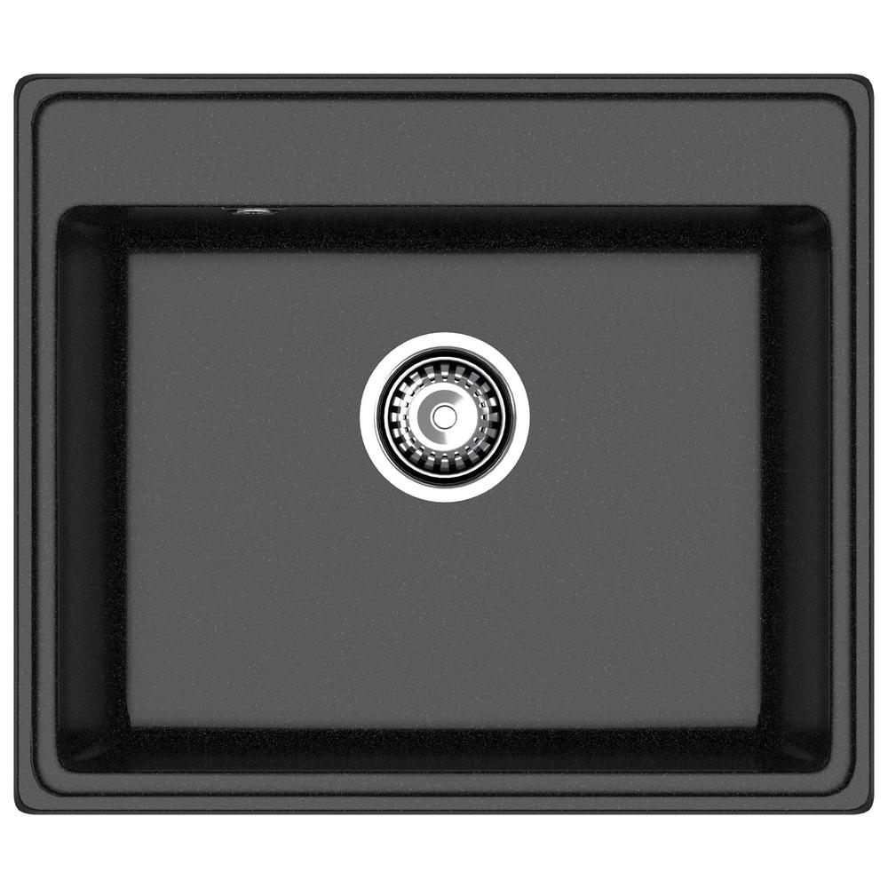 Кухонная мойка GranFest VERTEX 580, черный арт. 186669
