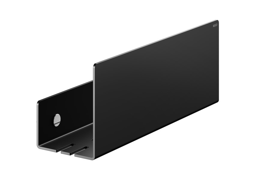 KEUCO Editionen Полочка для душа, 320x120x90 мм, черный (RAL 9011) арт. 31039