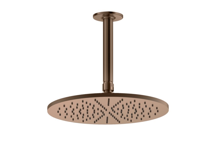 GESSI INCISO Верхний душ Ø300 мм, Copper Brushed PVD арт. 37996