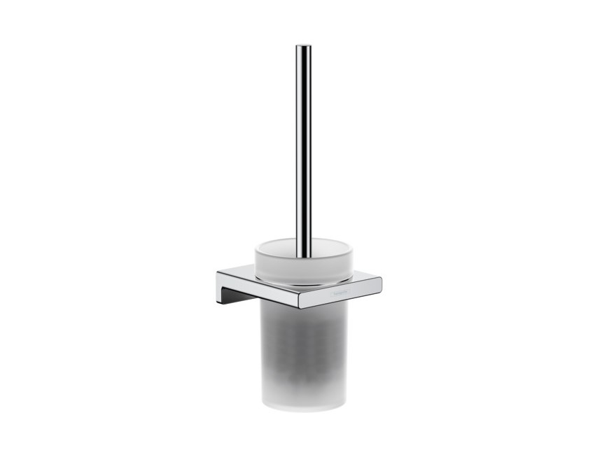 HANSGROHE AddStoris Ершик туалетный настенный, матовое стекло/хром арт. 30575