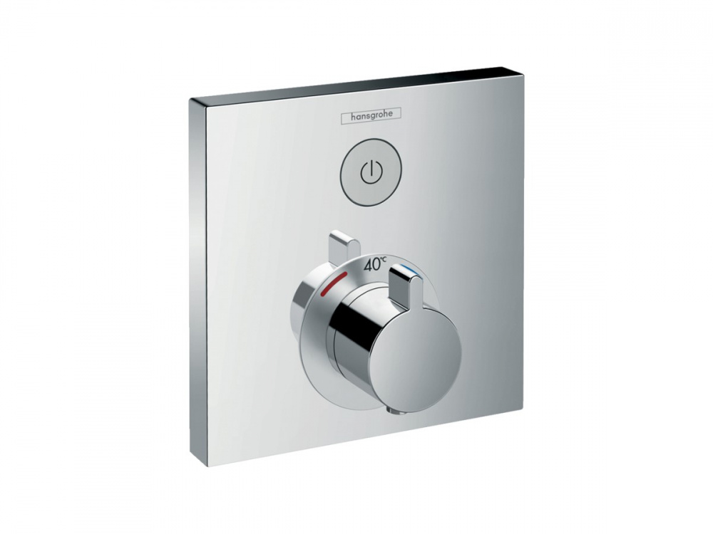 HANSGROHE ShowerSelect Термостат для душа с запорным вентилем, СМ, на одного потребителя, хром арт. 38817