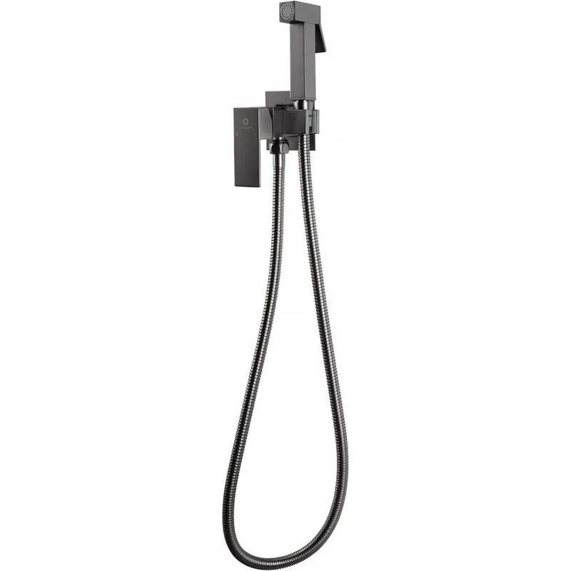 Гигиенический душ со смесителем встраиваемый FILARETE Fing FL101BG, графит арт. 189556