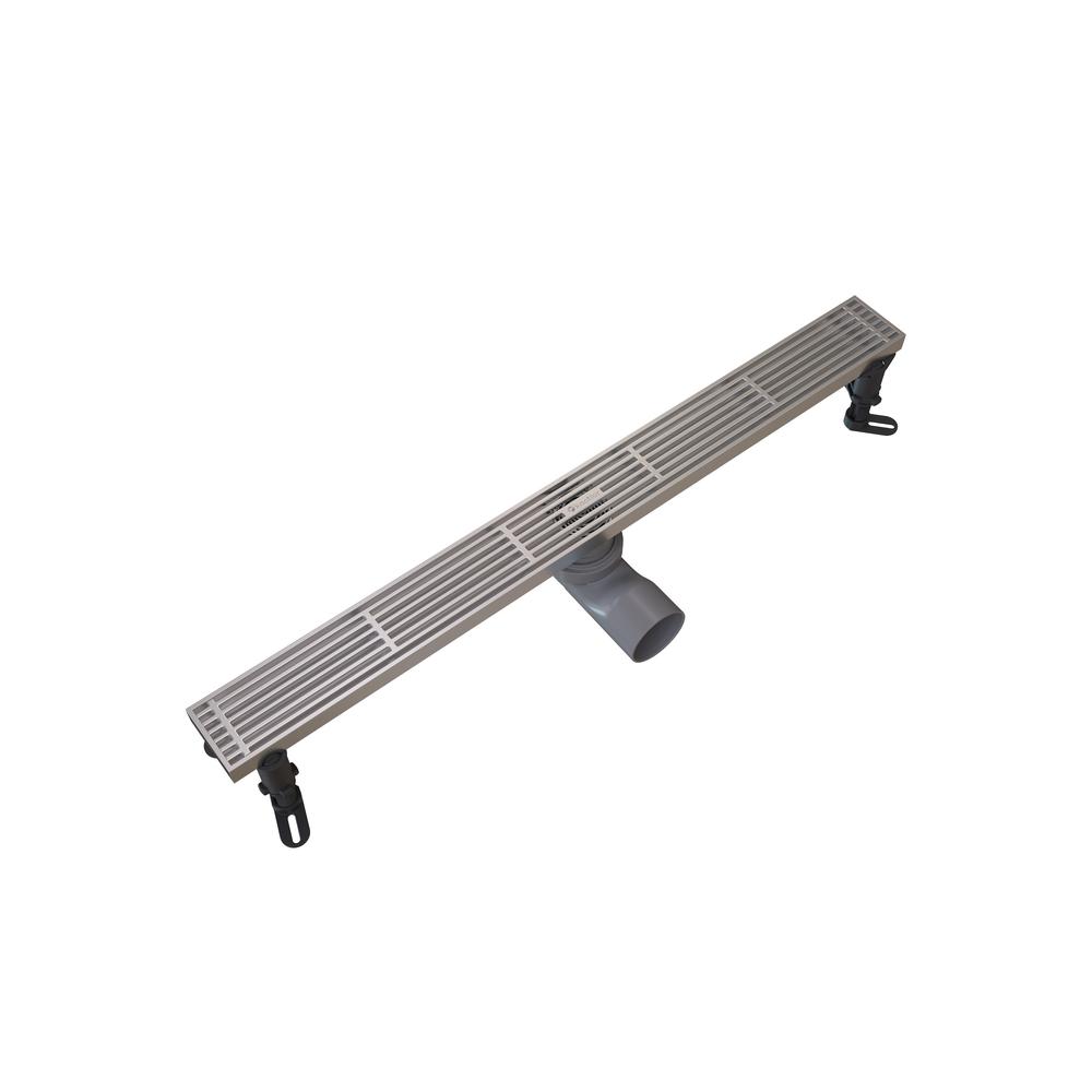 Душевой трап линейный Knotlor SDRW0600LBS, матовая сталь арт. 176044