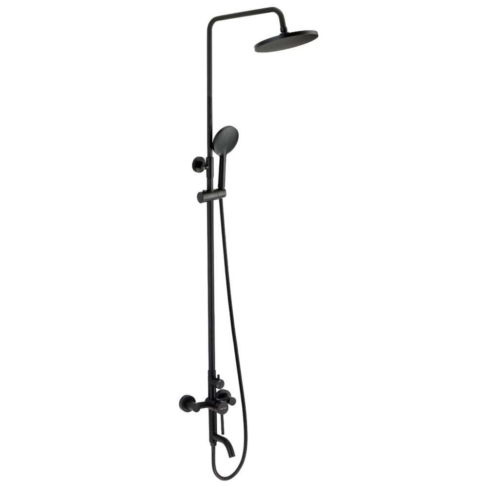 Душевая система VODA Vessel VST220VSLBlack/VST220VSLB, черный арт. 192120
