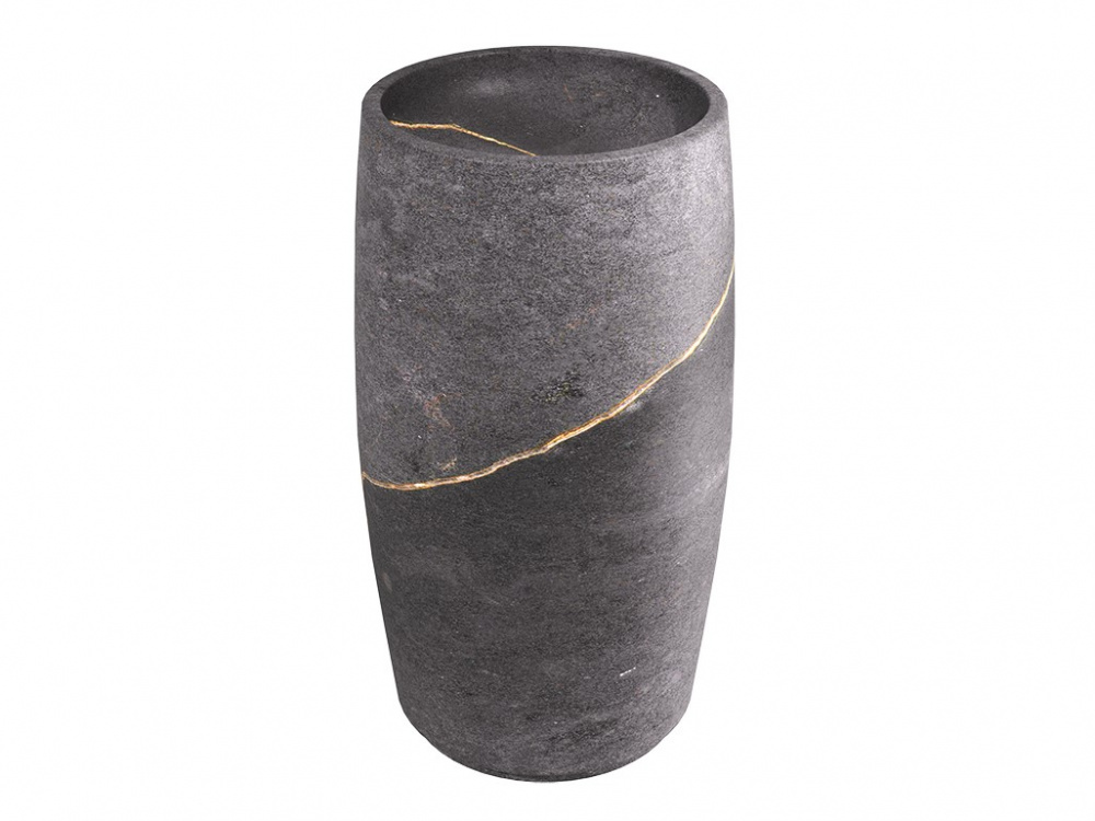 LANTIC BUDDHA Раковина напольная Ø47x85 см с ДК, Habana Dark арт. 36685