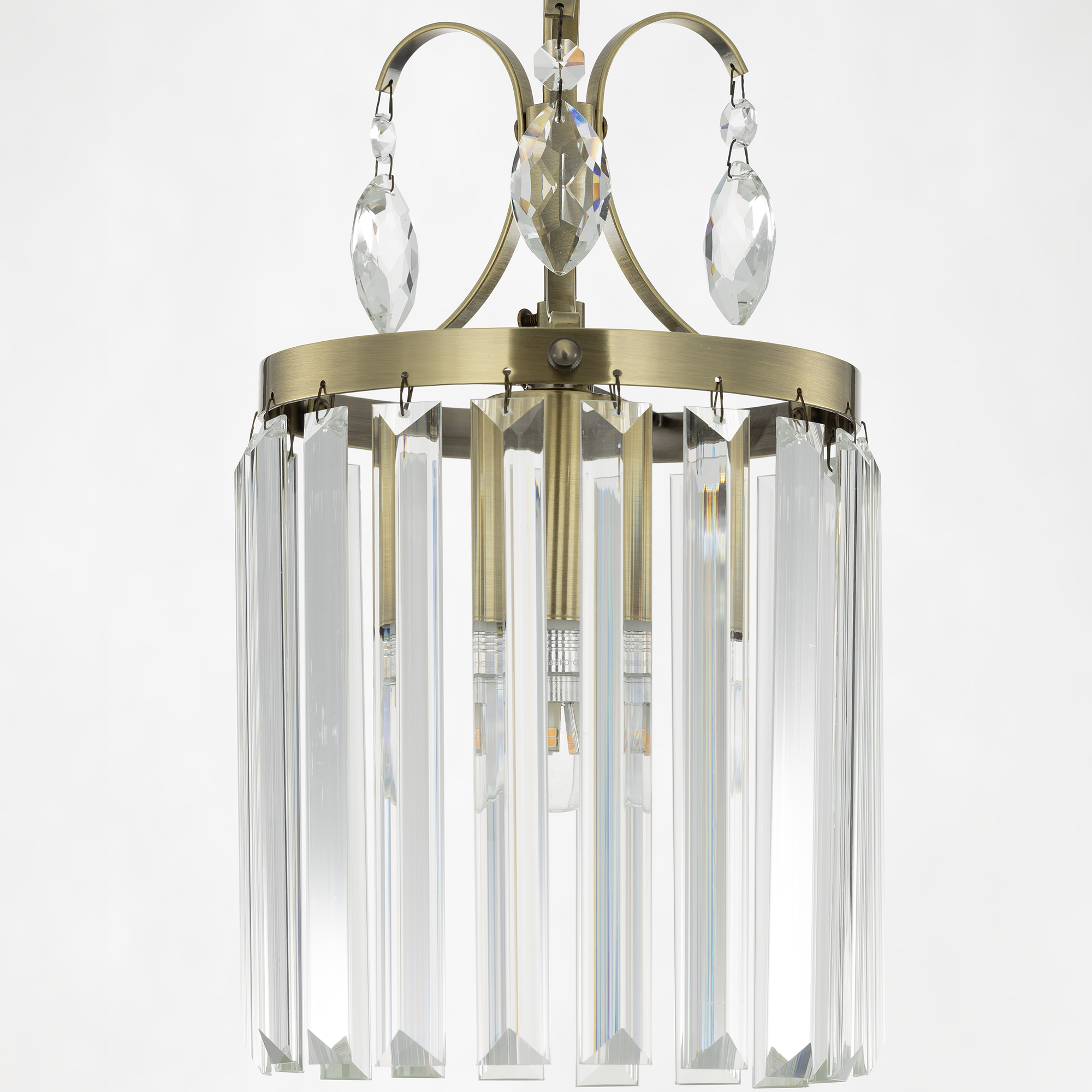 Citilux Инга CL335113 Подвесной хрустальный светильник Бронза арт. 89049