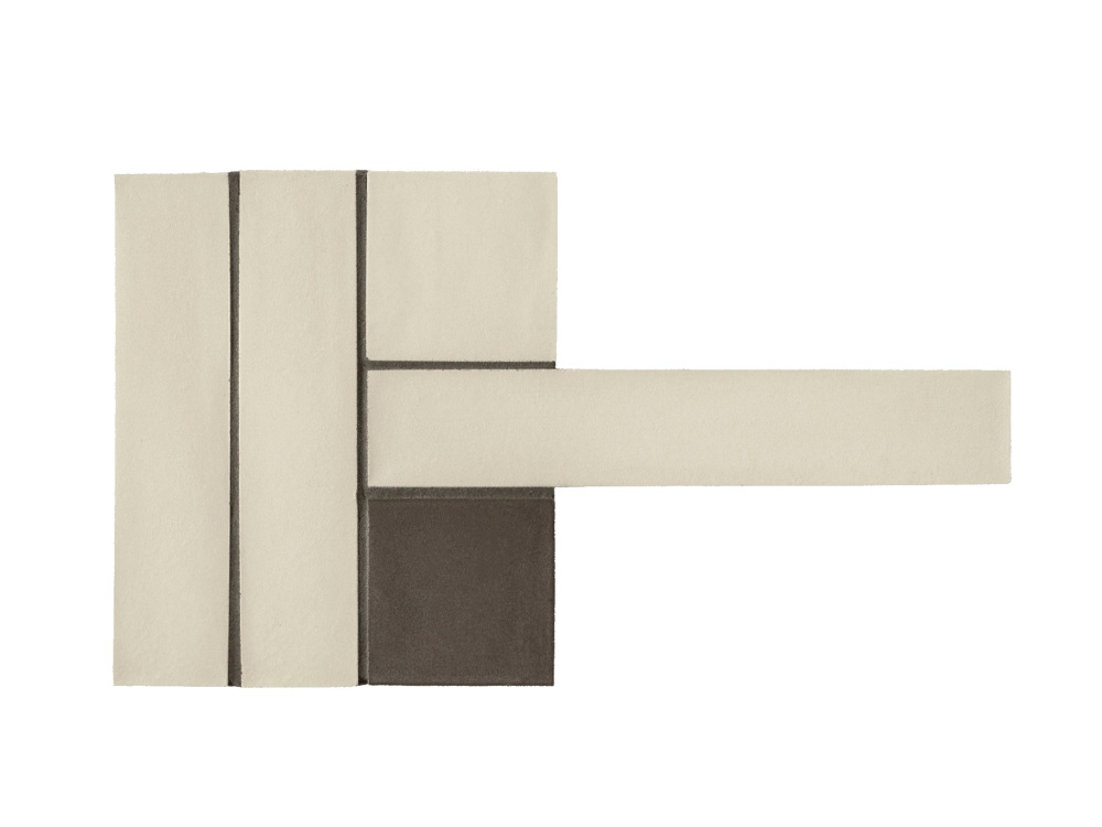 MUTINA WEAVING BI-WHITE&BLACK SI FANG 35.7х20.3 арт. 87975