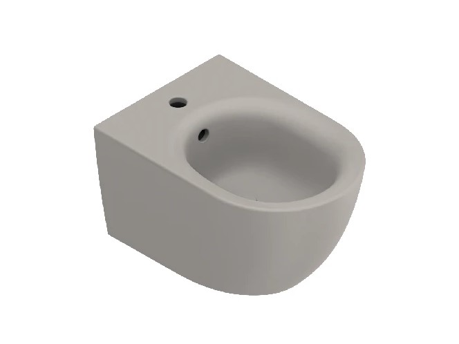 CATALANO SFERA Биде подвесное, 1 отв., с переливом, 50x35 см, Tortora матовый арт. 89892