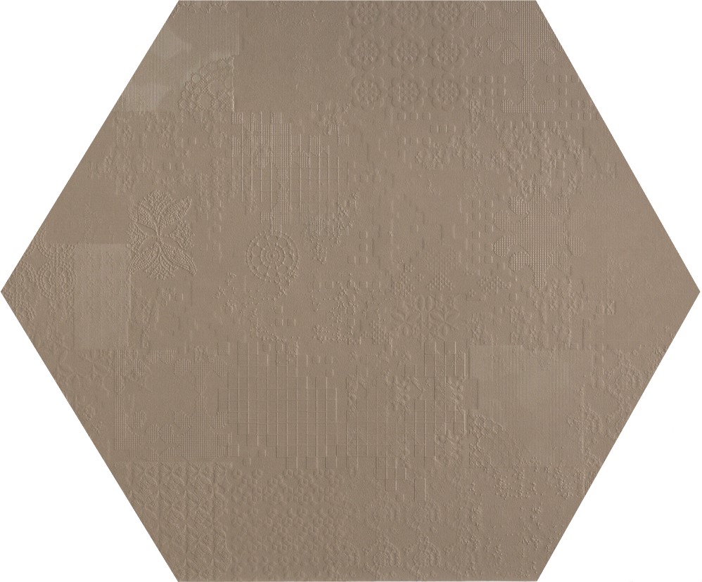 MUTINA DECHIRER ECRU ESAGONA DECOR MATT 120х120 арт. 123841