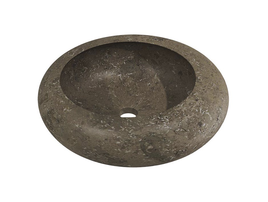 LANTIC CORE Раковина из натурального камня, 47х41,5х14 см, Grey Stone арт. 36700