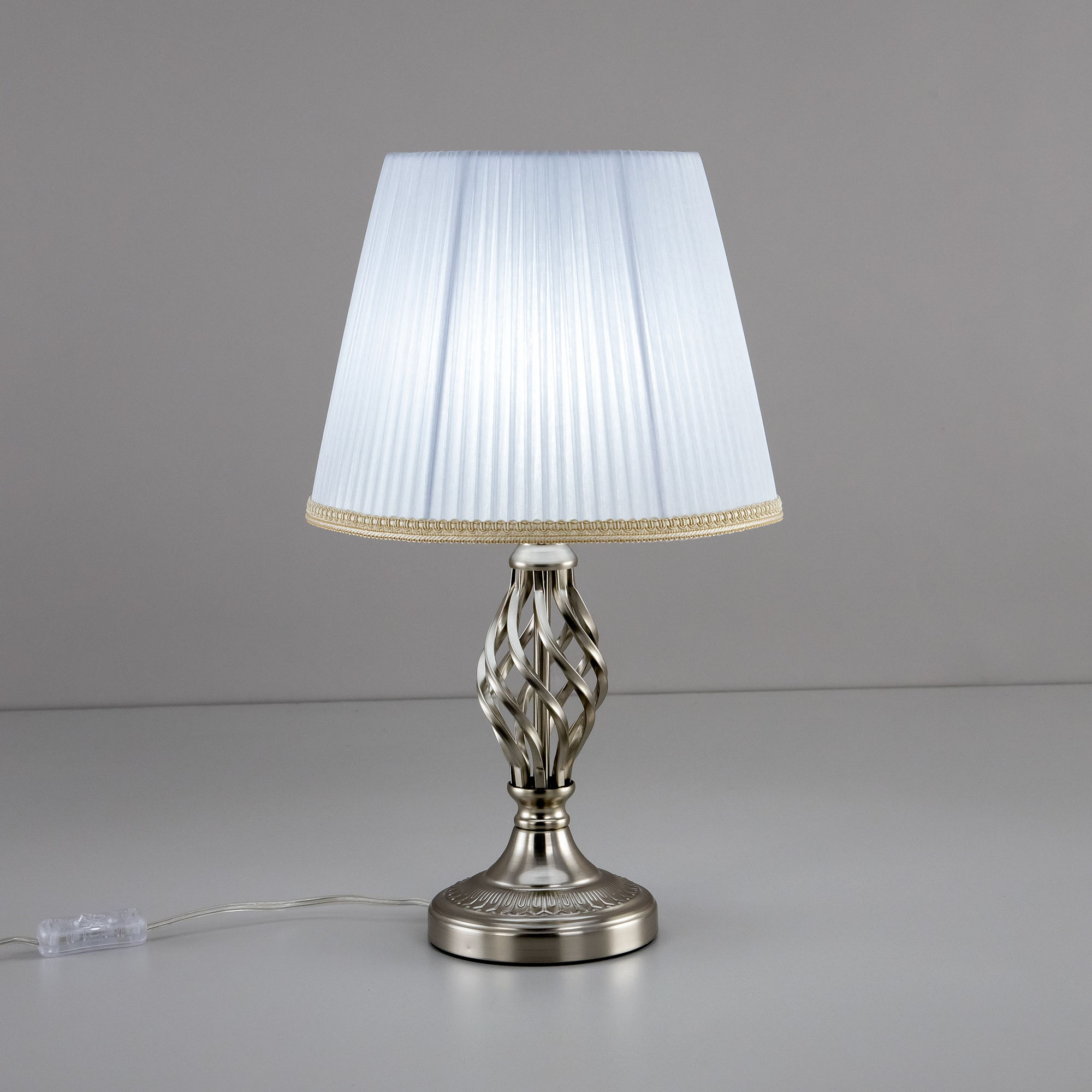 Citilux Вена CL402811 Настольная лампа с абажуром Хром арт. 88473