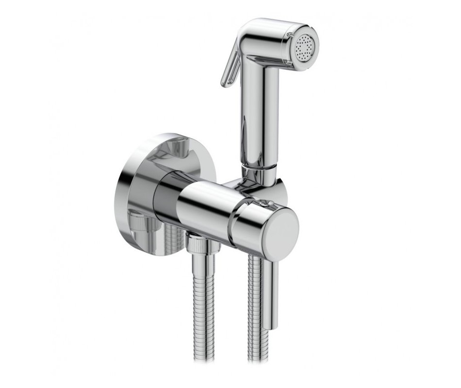 IS IDEALSPRAY Гигиенически душ со смесителем и держателем, хром арт. 38230