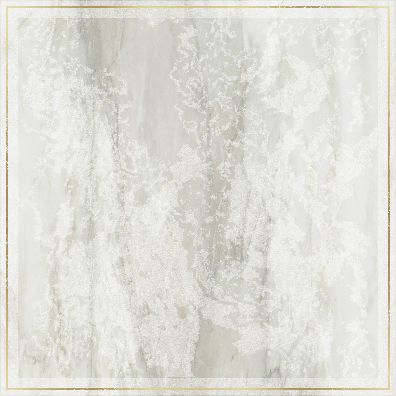 Decor Solitaire Rosone Pav.  Gold- Grey Lapp/Rett 60x60 арт. 50215