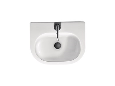 KERASAN FLO Раковина подвесная, 50x40 см, с 1 отверстием, белый арт. 36523
