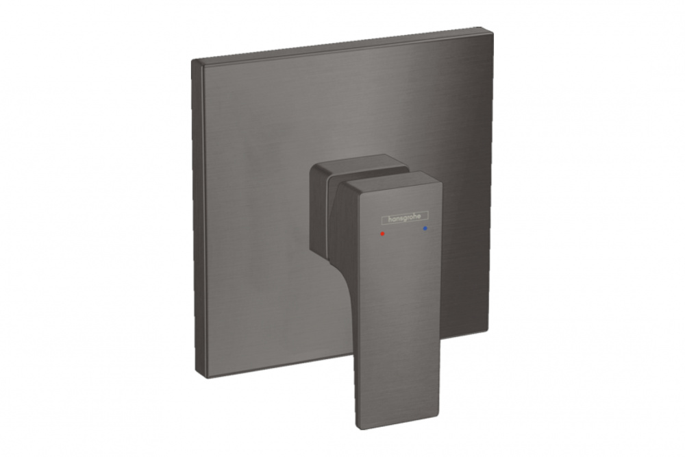 HANSGROHE METROPOL Смеситель для душа, однорычажный, СМ, шлиф. черный хром арт. 39732