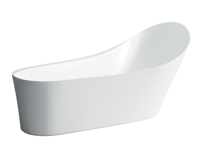 LAUFEN PALOMBA Свободностоящая ванна, solid surface, 1800x900/750 мм, с системой подъема, белый арт. 32003