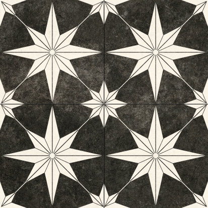 Керамогранит STAR Antic Black Pre. 45x45 арт. 72002